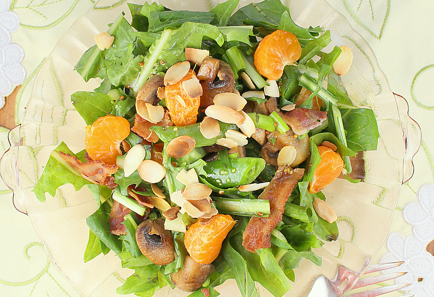 Garden Salad with OrangeDijon Vinaigrette