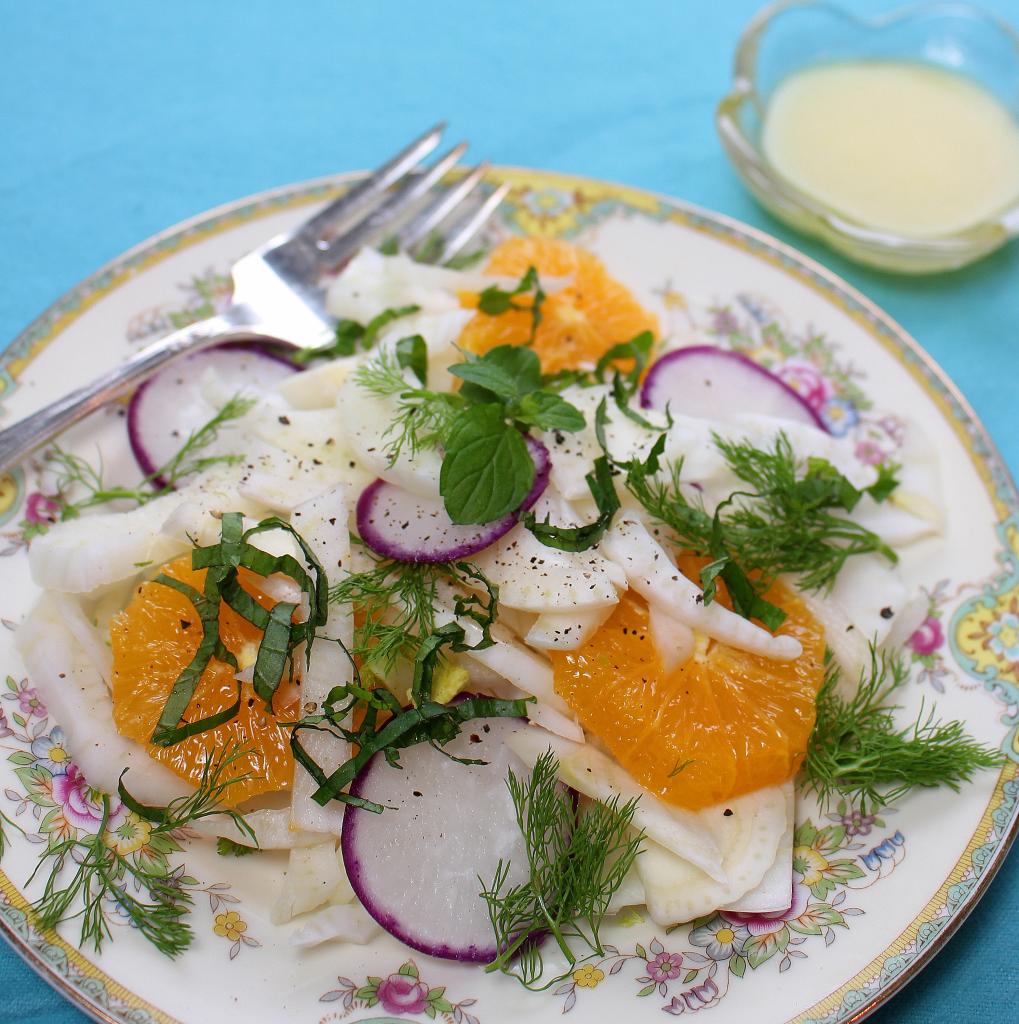 Fennel Salad with Honey-Orange Vinaigrette