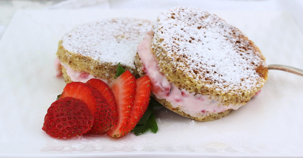 Strawberry Stuffed Keto French Toast