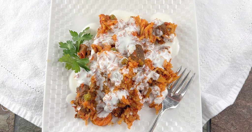 Balkan Lamb and Rice Casserole (Djuvec)
