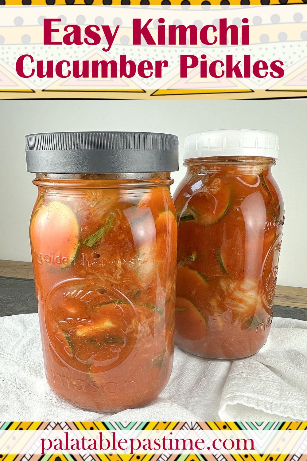 Kimchi Cucumber Pickles Pin Palatable Pastime Palatable Pastime