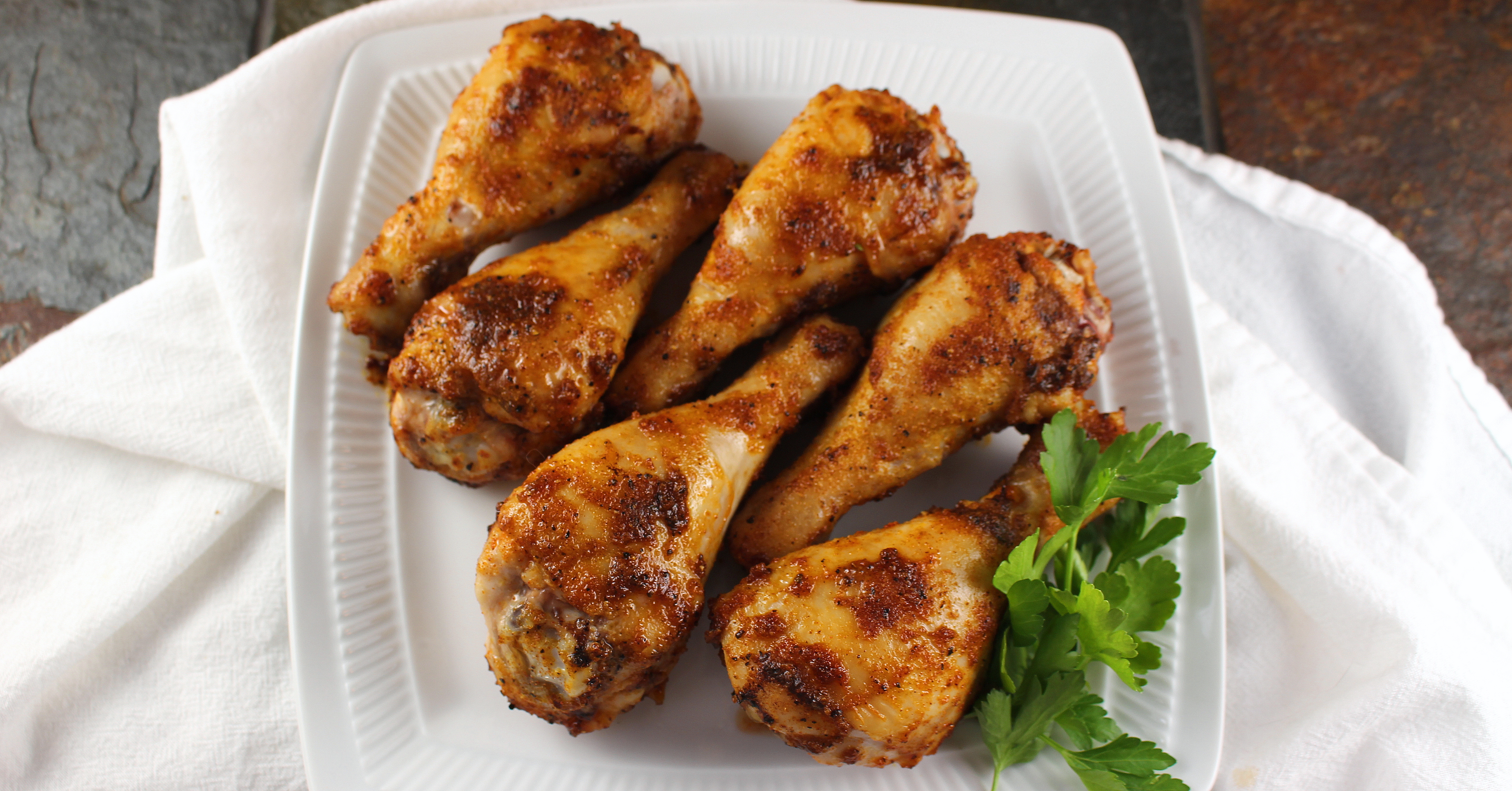 Seasoned Baked Chicken Legs - Palatable Pastime