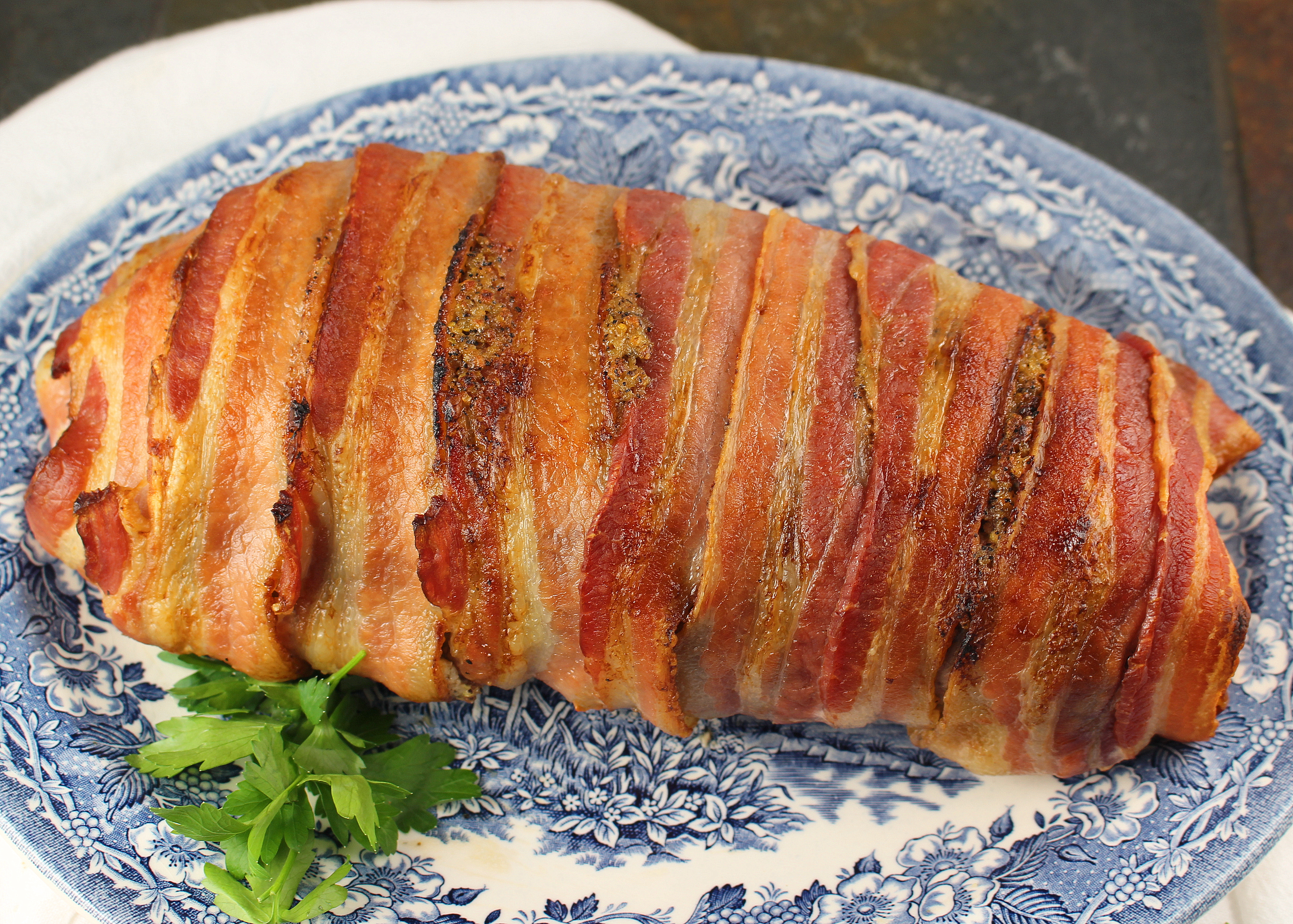 Bacon Wrapped Beef Sirloin Tip Roast - Palatable Pastime