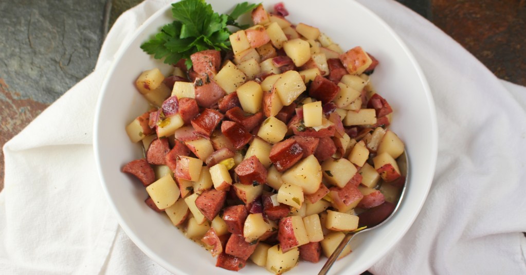 Warm Potato Salad with Kielbasa